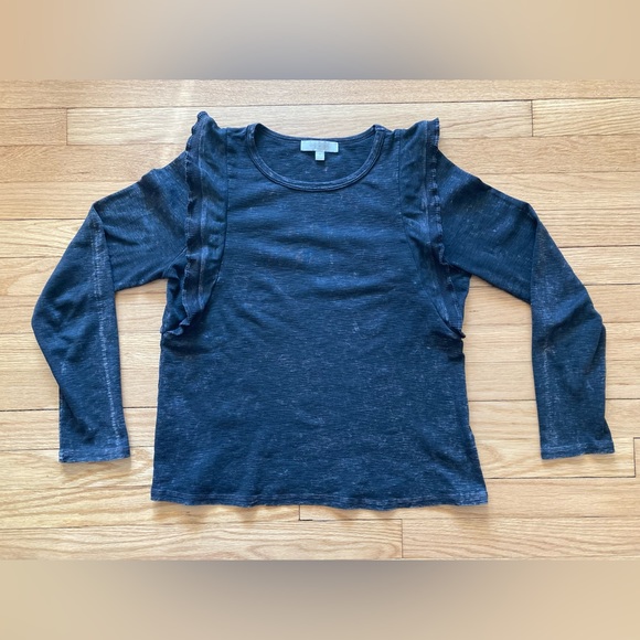 🖤 EUC/like new Eri + Ali washed ruffle top - Picture 4 of 12